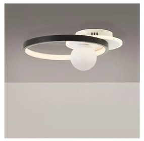 Brilliant - Plafoniera LED dimmerabile ATLANTA LED/24W/230V nero/bianco