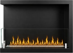Camino a bioetanolo da incasso ad angolo biocamino angolare 60x45 SUTRI 60 SX