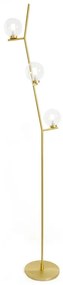 Lampada da terra Camely H 178 cm, G9 3xMILOOX