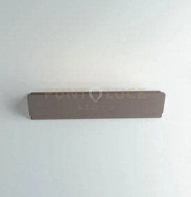 Applique a parete led aileron bronzo 10w 1300lm 4000k 35x5,5x8cm in...