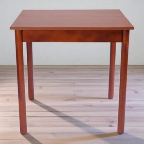 Tavolo fisso in legno con gamba Tonda RISTORANTE misura 90x90 CILIEGIO