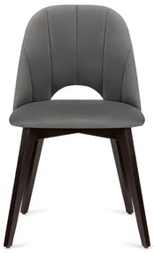 Sedia da pranzo BOVIO 86x48 cm grigio/faggio