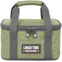 Borsa porta pranzo termica 4,8 L verde con manici