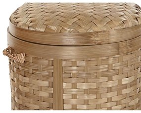 Set di Cestini DKD Home Decor Naturale Bambù (31 x 31 x 44 cm) (3 Pezzi)