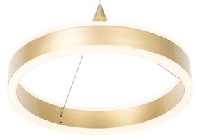 Lampada a sospensione in ottone 30 cm incl. LED dimmerabile a 3 step - Lyani