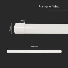 LED Lampada fluorescente LED/50W/230V 3000/4000/6500K 146 cm