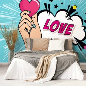 Carta da parati – Design pop art – LOVE