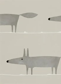 Tapete Mr Fox von Scion - Silver