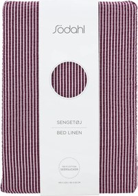 Set copripiumino e federa viola in cotone per letto singolo 140x200 cm Cheerful – Södahl