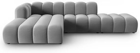 Divano angolare grigio chiaro ad angolo sinistro Lupine - Micadoni Home