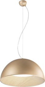 Lampadario LED glamour LED-COCO-S50-ORO dorato Ø50cm, luce con 3 temperature di colore 4400 lumen, LUCE AMBIENTE DESIGN
