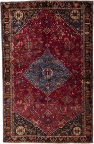 Shiraz Tappeto persiano 170 x 270 Rosso (Iran) Annodato A Mano