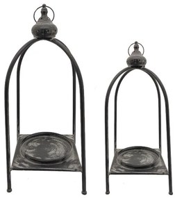Lanterna in vetro 60 x 23 cm