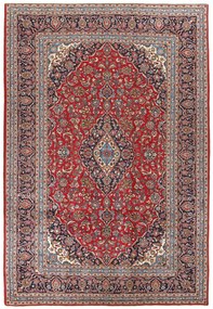 Kashan Tappeto 240x360 (Iran) Annodato A Mano