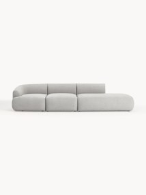 Chaise longue componibile 4 posti in bouclé Sofia