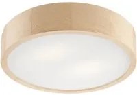 Lampada a Soffitto Eveline, Marrone, Legno, 37x37x8 cm, EPIKASA