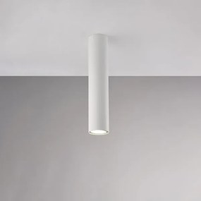 Plafoniera in ferro laccato bianco gu10 1 luce