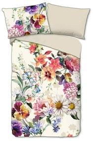 Biancheria da letto matrimoniale in cotone biologico Flower Garden, 200 x 200 cm Organic - Descanso