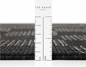 Passatoia da interno ed esterno nera/color crema 80x200 cm Haringey Dorothy – Ted Baker