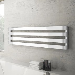 Scaldasalviette ad acqua calda IRSAP STEP cromato interasse 1576 mm, L 150 x H 43 cm