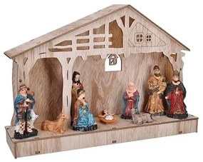 Solight 1V259 - Decorazione natalizia LED LED/2xAA betlém