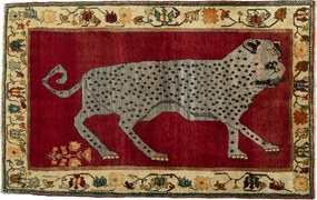 Shiraz Tappeto persiano 190x120 Rosso (Iran) Annodato A Mano