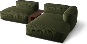 Divano angolare componibile verde (angolo destro) Martina - Micadoni Home