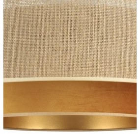 Lampadario su cavo SARTA 1xE27/60W/230V rame/iuta