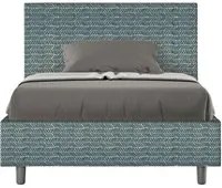 Letto 1 Piazza e Mezzo 120x210 cm con Rete Adele Aragona 8 Blu