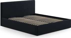 Testiera blu scuro in imbottito 170,5x100 cm Remo – Micadoni