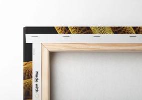 Quadro su tela – Mandala dorato interessante