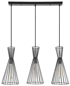 Rabalux 72006 - Lampadario a cavo LEANDROS 3xE27/60W/230V