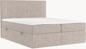 Letto boxspring fatto a mano con contenitore Lapit, H2