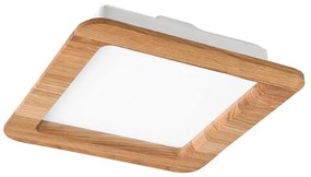 Lampada LED da incasso WOODY SPOT LED/17W/230V 3000K quercia 18,5x18,5 cm