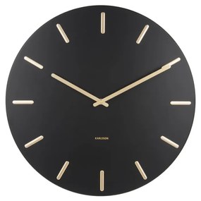 Orologio da parete nero Charm - Karlsson