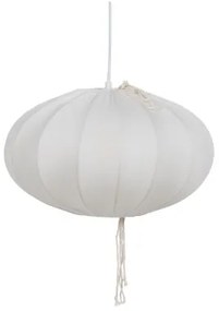 Lampadario Bianco Cotone 220-240 V 40 x 40 x 23,5 cm