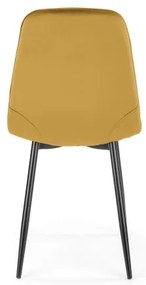 Sedia da pranzo KINDREL, 1 pz, gialla