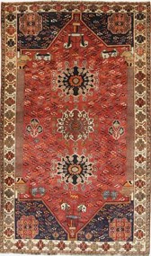 Gashghai Tappeto persiano 170 x 280 Rosso (Iran) Annodato A Mano