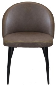 PRINCE - poltrona imbottita per sala da pranzo in ecopelle