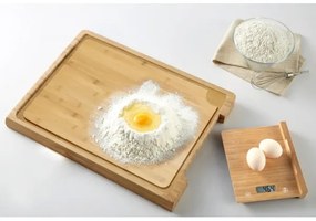 Bilancia da cucina digitale 1xCR2032 + tavola di bambù