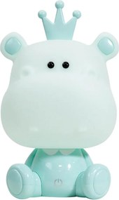 ONLI - Lampada notturna dimmerabile a LED per bambini PUPPIES LED/3W/230V 25 cm ippopotamo/verde