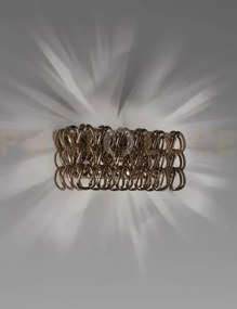 Giogali applique a parete 2 cristallo bronzo e cromo lucido 2 luci ...