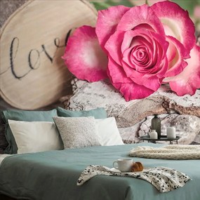 Carta da parati – Rosa d'amore