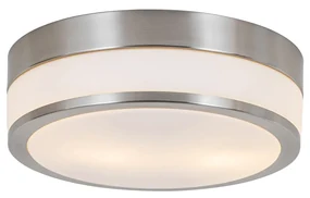 Plafoniera da esterno moderna in acciaio 28 cm IP44 - Flavi