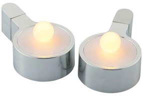 Decorazioni luminose grigie in set di 2 Amalia - Sirius