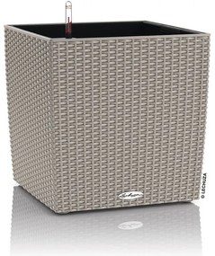 Vaso per piante e fiori Cottage LECHUZA in polipropilene beige H 50 cm L 50 x P 50 cm