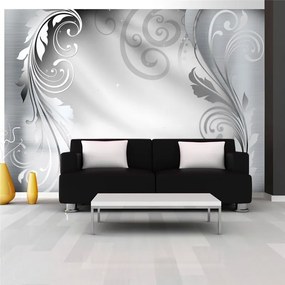 Fotomurale  Silver ornament  Colore Grigio, Dimensioni e Misure 100x70