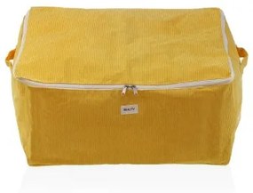 Scatole Portaoggetti Versa Corduroy 40 x 25 x 50 cm Giallo