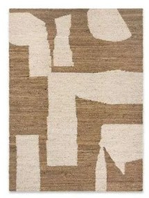 Ferm Living - Piece Rug 140 x 200 Off-White/Toffee ferm LIVING