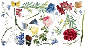 Set di adesivi murali Fiori in giardino - Ambiance